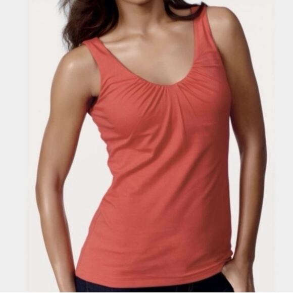 CAbi Hanky Double Tanky Geranium Tank Top Small NWT - Picture 1 of 6